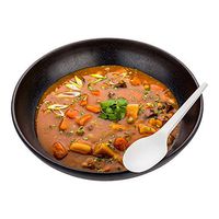 White Plastic Spoon - 6.5" - CPLA - Heat-Resistant - Compostable - Disposable - 250ct Box - Basic Nature - Restaurantware