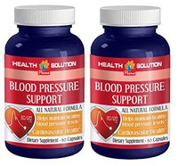 Garlic Supplement - Blood Pressure Support - Provide Relaxation of Blood Vessels (2 Bottles)