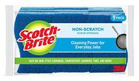 Scotch-Brite Non-Scratch Scrub Sponges, Cleans Fast without Scratching, 9 Scrub Sponges