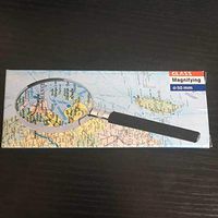 Click.Store Magnifying Glass 6X Reading Magnifier Handheld 2" Glass Lens Jewelry Loupe Loop