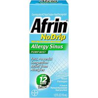 Afrin No Drip Pump Mist Sinus - 0.5 oz, Pack of 2