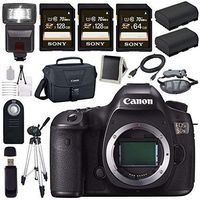 Canon EOS 5DS 5D S DSLR Camera + LPE-6 Lithium Ion Battery + Canon 100ES EOS shoulder bag Bundle 4