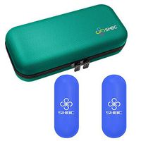 SHBC Insulin Cooler Travel Case for Diabetic Organize Medication Insulated Cooling Bag with 2 Ice Packs Green