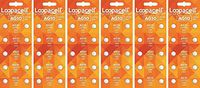 LOOPACELL 60 x AG10 Alkaline Button Cell Watch Batteries