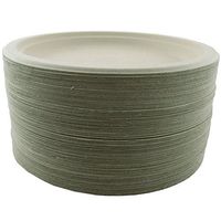 World Centric Biodegradable and Compostable Wheat Straw 9 inch Plates (Package of 100)
