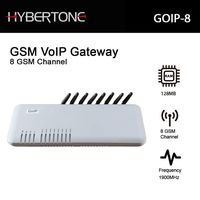 Hybertone GSM VoIP Gateway GOIP-8 with 8 GSM Channel and 128MB RAM
