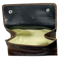 Tobacco Pouch"MARYLAND" | Made Of Buffalo Leather | Case Soft Brown Pipe Bag | By Alpenleder