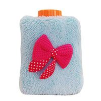 Mini Bowknot Washable Soft Cover Hot Water Bottle Warm Hand Bag-A02