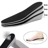 Shoes Insoles Lifts Height Increase Elevator, Memory Foam Heel Seats Support Orthotic Protector Inserts Height Increase Shock Absorbing Cushions Spur Pain Relief Pad Cups Plantar Fasciitis (2 cm)