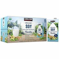 Kirkland Signature Organic Non-Dairy Vanilla Soy Beverage Cartons: 12 ct. (32 fl. oz)
