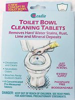 Toilet Bowl Cleaner Tablets - Automatic Drop-in Bleach Tablets That Cleanse and Deodorize Bathroom at Home & Commercial | Removes Stubborn Stains,Rust,Lime,Mineral Deposits,Cadie (2 Pack-12 Tablets)