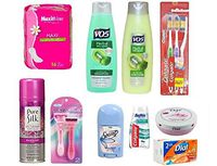 Women's Convenience Feminine Hygiene Toiletry Travel Bundle Kit