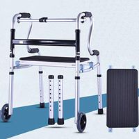 GYZ GY Elderly Walker, with and Without Wheels,Height Adjustable, Mobile Driving Assisted Walking Medical Supplies (Color : B)