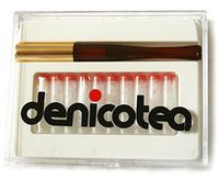 Denicotea 20205 Ejector Brown Cigarette Holder with 10 Filters