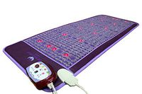 Ereada Far Infrared Amethyst Mat - 73"L x 29"W Professional - 7 Levels 86°-158°F FIR Heat & 8 Levels 8-64 Hz PEMF Pulsed Bio Magnetism - Negative Ions - Red Light Therapy - FDA Reg Korean Manufacturer