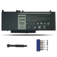 SKOWER 62Wh/7.6V 6MT4T Battery for Dell Latitude E5470 E5570 Precision 3510 Laptop, Replacement 7V69Y 07V69Y TXF9M 79VRK