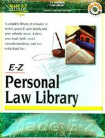 E-Z Software Personal Law Library 4 CD Rom Discs