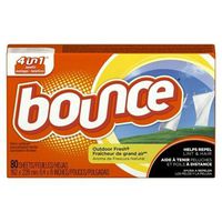 Bounce 80068 Outdoor Fresh Scent Fabric Softener Sheets 80 Count