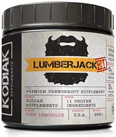 LUMBERJACKED Pre-Workout Supplement - 30 Servings - Better Pumps, Strength, Energy, and Focus - No Crash (Pink Lemonade)