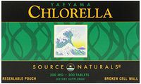 Source Naturals Yaeyama Chlorella, 200mg, 300 Tablets