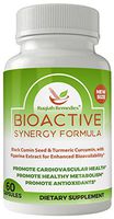 Bioactive Synergy Formula: Organic Black Seed & Turmeric Curcumin with Piperine extract-60 Vegetarian Capsules