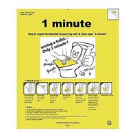 Flykee 40x47cm Toilet Disposable Sticker Plunger Dredge Easy Fix Clogged Film