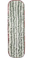 CleanAide Coral Weave Microfiber with Poly Stripe Wet and Dry Mop Pad 24 Inches Red