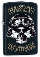 Zippo 29738 Harley-Davidson Black Matte Windproof Lighter