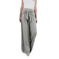 Sunfei Women Fashion Casual Loose High Waist Wide Leg Bell Bottom Palazzo Flare Pants (❤️Gray❤️, Large)