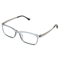 Cyxus Blue Light Blocking [Lightweight TR90] Glasses for Anti Eye Strain Headache Computer Use Eyewear, Men/Women (8070T34,Crystal)