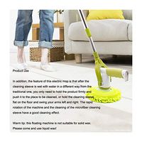 Cordless Electric Spin Mop, Funiup Multi-Function 4-in-1 Quiet Floor Spin Scrubber with Extension Handle 5 Cleaner Brushes for Bathroom Kitchen Floor Mop Cleaning/Floor Waxing/Polisher/Washing