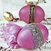 Easter Pink Music Eggs Paper Luncheon Napkins 40pcs faberge