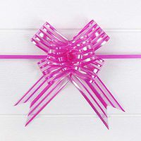 Yuanbbo 10pcs Organza Pull Bow Ribbon,Florist Craft Pull Bows with Ribbon for Gift Wrapping Decoration