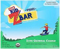 CLIF BAR ZBAR,OG2,ICED OATMEAL CKI, 6/1.27OZ