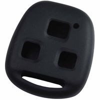 KEYGUARDZ Black Rubber Keyless Entry Remote Key Fob Skin Cover Protector