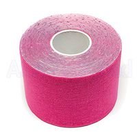 Kinesiology Tape Uncut, Elastic Therapeutic Sports Tape for Knee Shoulder and Elbow, Breathable, Water Resistant, Latex Free (Pink)
