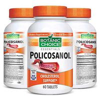 Botanic Choice Policosanol - Adult Daily Supplement - Supports Cardiovascular and Cholesterol Health Offers Heart Protection Maintains Healthy Triglyceride Levels Already in The Normal Range