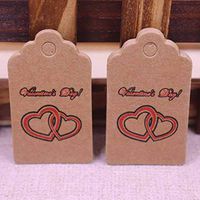 OBELLA BOUTIQUE wholesale thank you gift tag 100pcs per lot 35cm paper white products label tag for favor package