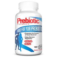 Health Plus Prebiotic Formula - Probiotics + Prebiotics + Digestive Enzymes - Gluten Free, Dairy Free, Natural Herbal Ingredients (180 Capsules, 60 Servings)