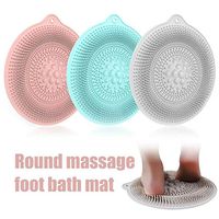 Ovanpa 2019 Round Massager Foot Bath Mat (Pink)