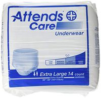 Attends Heavy Absorbency Protective Underwear, XL, Case of 56