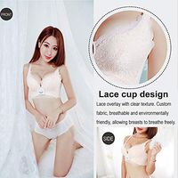 Acoustic Electronic Breast Massage Bra, Frequency Vibration Massage Bra with Bluetooth Music, Breast Promotion Circulation Massage Bra (85)