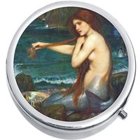 Mermaid Medicine Vitamin Compact Pill Box
