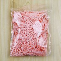 6 Colors Easter Grass Bulk Multicolored Shredded Paper Easter Basket Grass Filler/Stuffers Easter Party Decor Gift Box Filler (Light Pink)