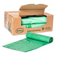 BioBag Compostable Liners for Food Waste, ASTMD6400 Compostable Bags,8 Gallon, 500 Bags