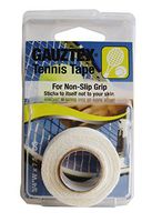 Gauztex® Athletic Tape – Tennis – Self-Adhesive Breathable Gauze – Flexible, Sweatproof Non-Slip Grip (1 Roll), ¾" x 7 ½ yds, White