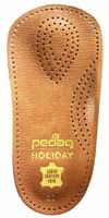 Pedag Holiday 2 Pair 34 Leather Orthotic Thin Semi-Rigid with Metatarsal Pad and Heel Cushion, Tan, 5.5 Ounce (US Women's 10 / Men's 7, EU 40)