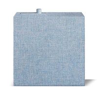 Polaroid Portable Fabric Cube Speaker, Add Powerful Sound and Ambiance to Any Room - Blue