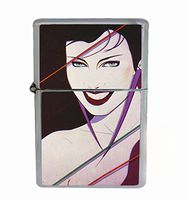 80's Girl Album Art Ragnarok T-Shirt Flip Top Oil Cigarette Lighter