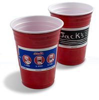 24 Count Red 18 Oz Etch-it Party Cups Pack